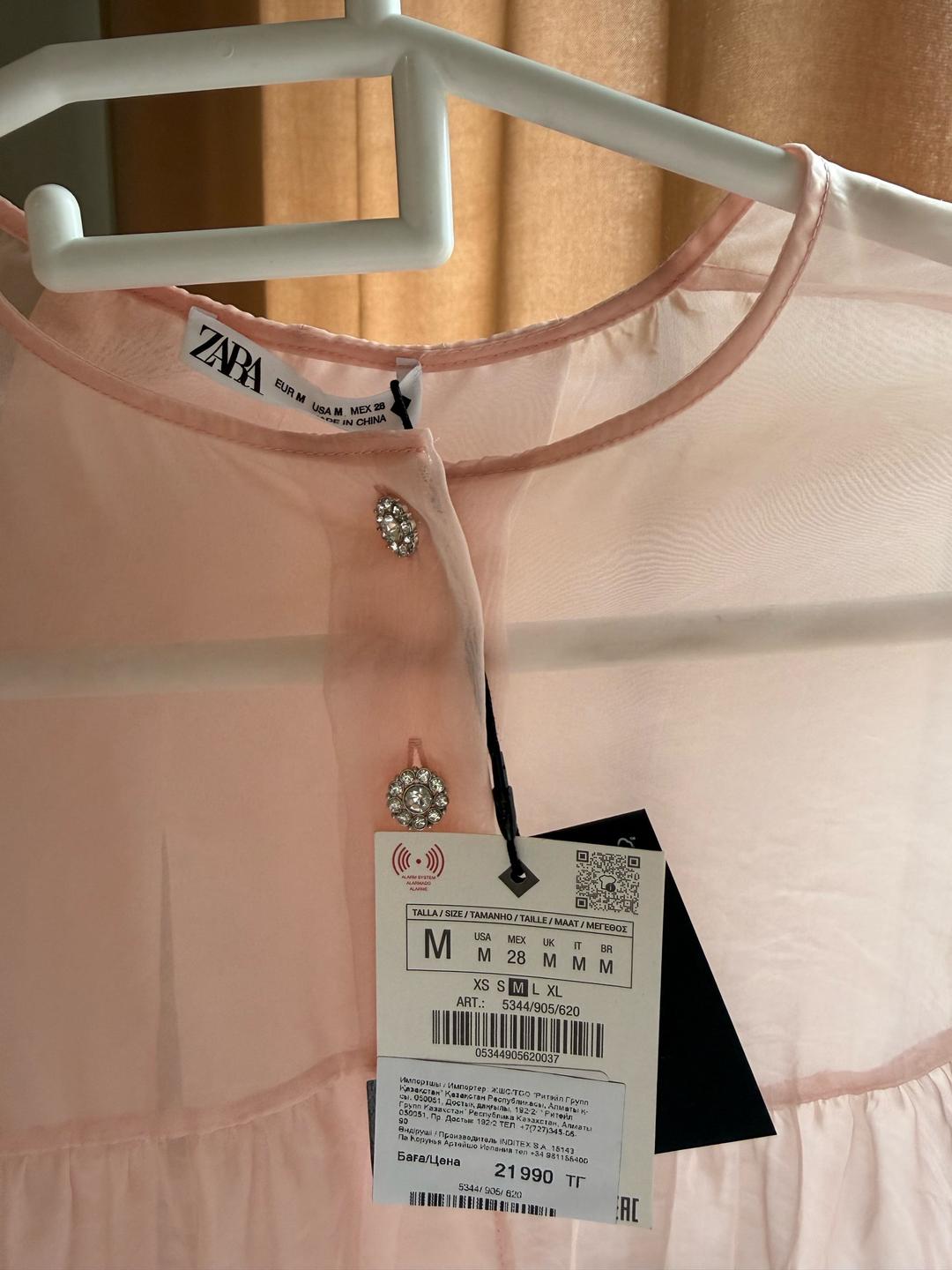 Zara Рубашка из органзы ZARA — фото 2