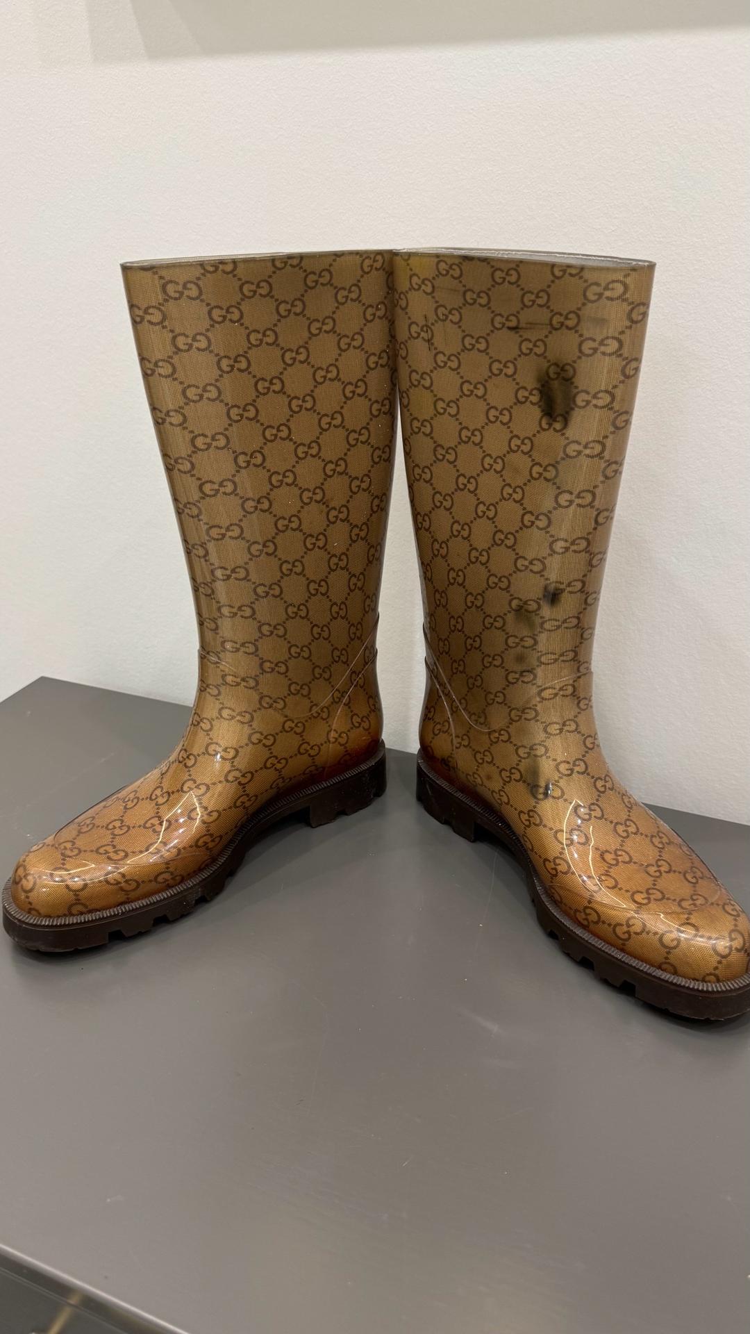 Gucci сапоги резиновые от Gucci — фото 2