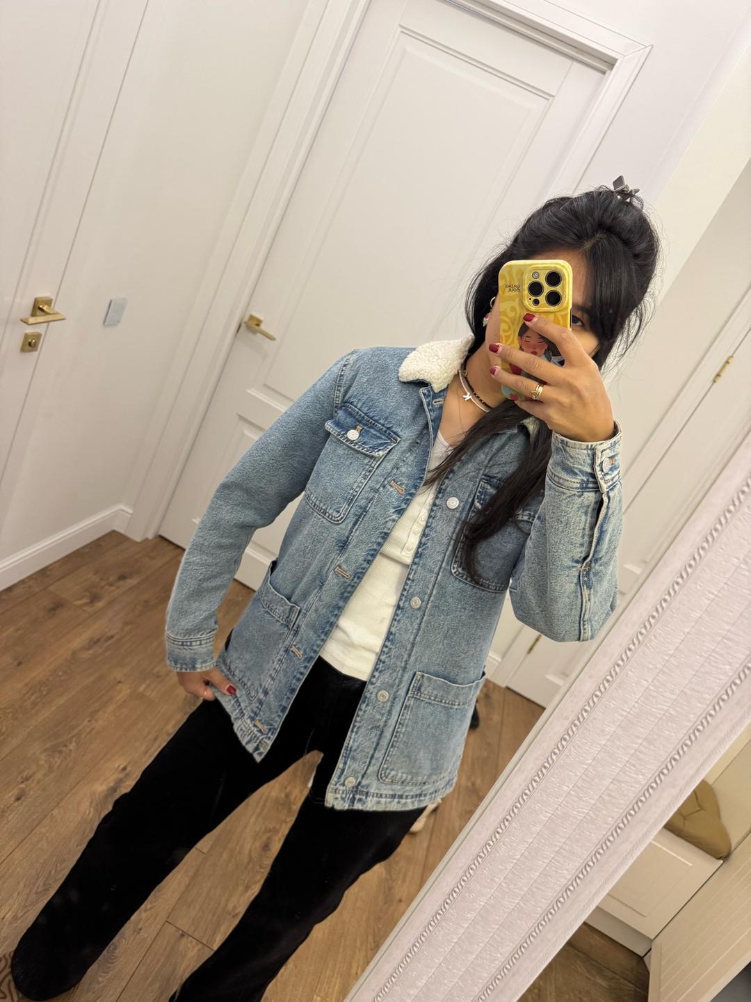 H&M Теплая джинсовка H&M — фото 2