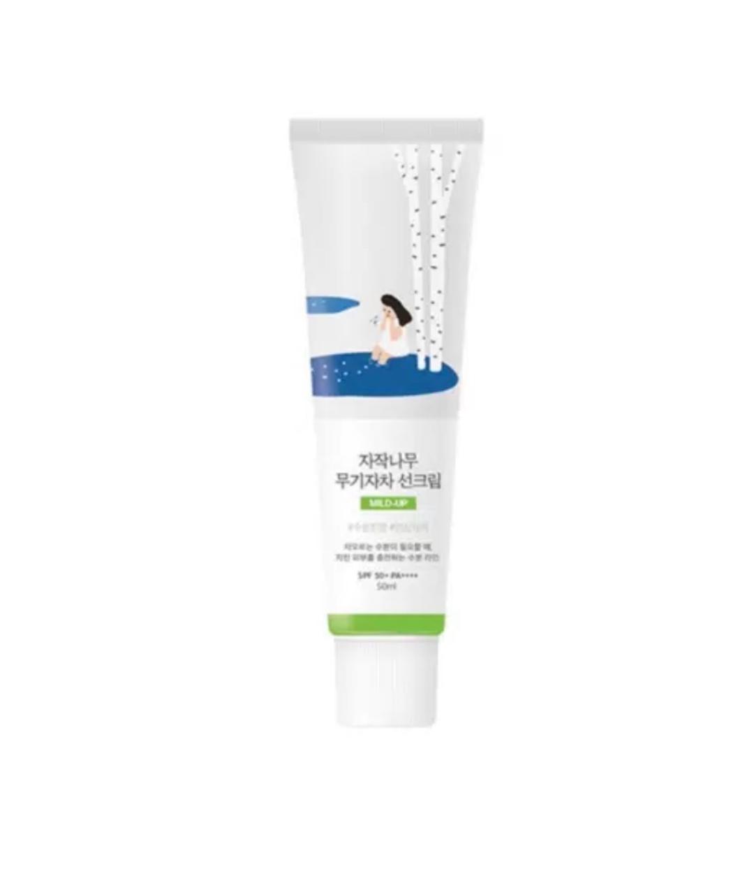 Round Lab Birch Juice Moisturizing Mild-Up Sunscreen SPF 50+ PA++++ [Round Lab] — фото 2