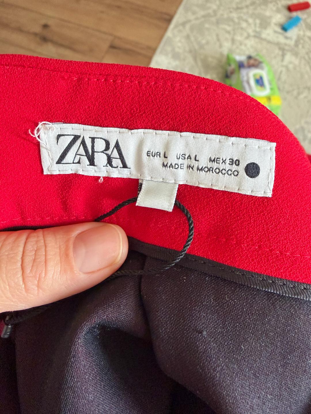 Zara Красная юбка Zara — фото 2