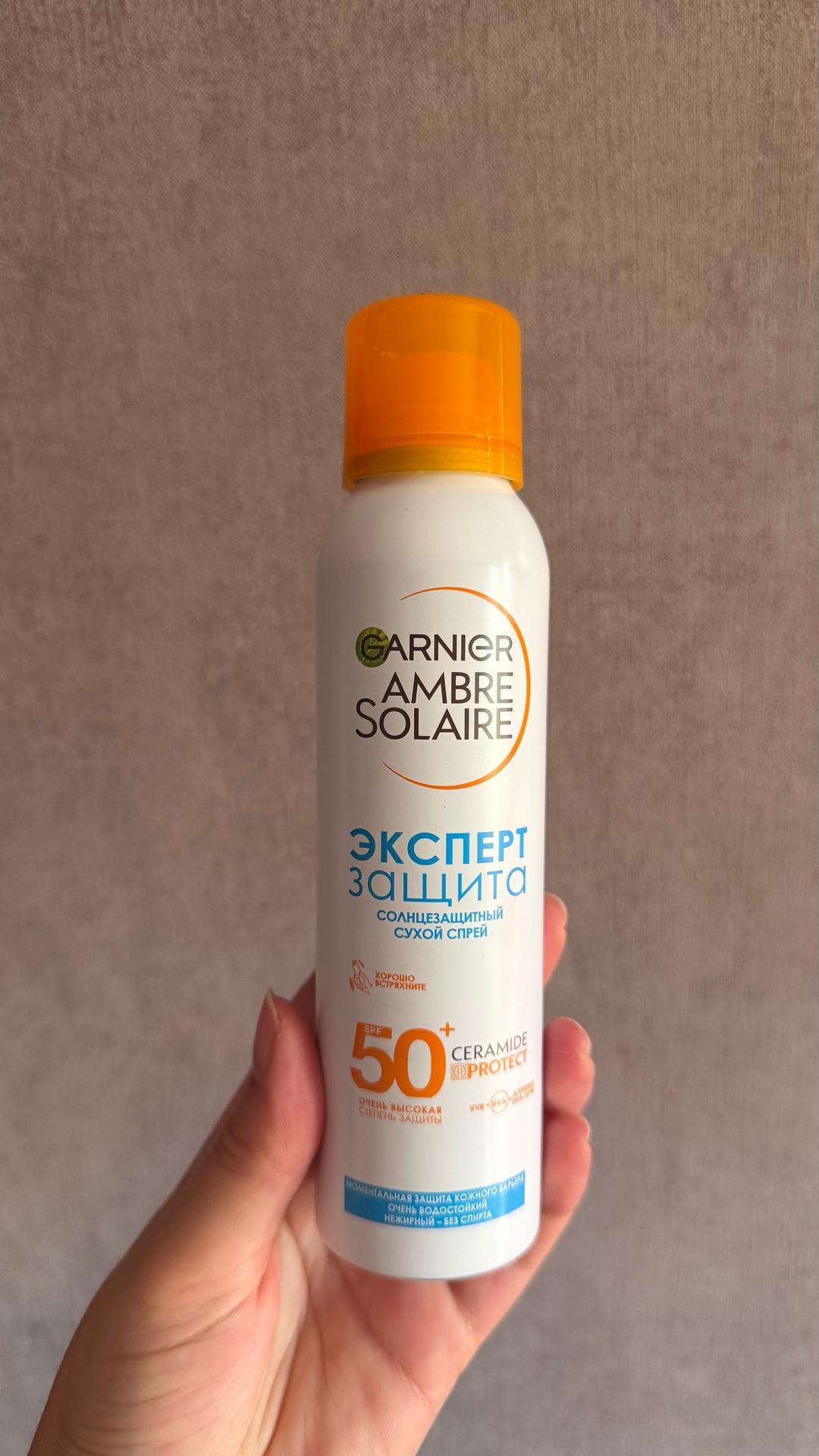 Garnier Солнцезащитный сухой спрей Garnier Ambre Solaire SPF 50+ — фото 2