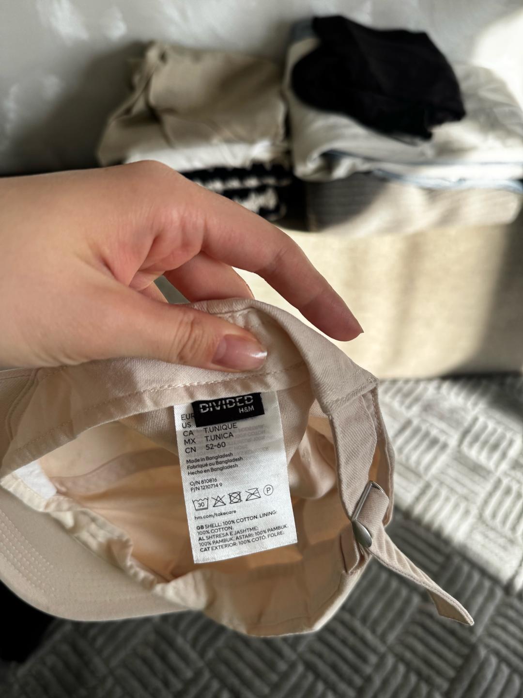 H&M Бежевая кепка — фото 2