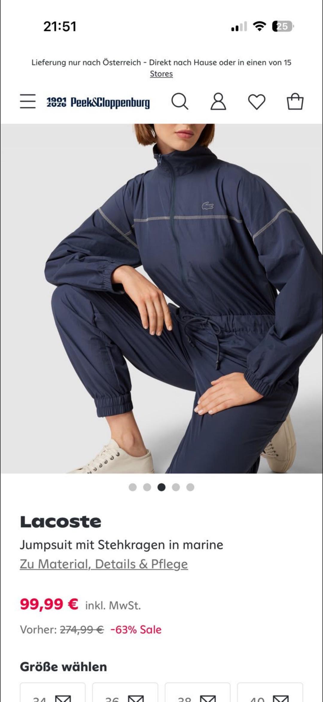 Lacoste Комбинезон Lacoste — фото 2