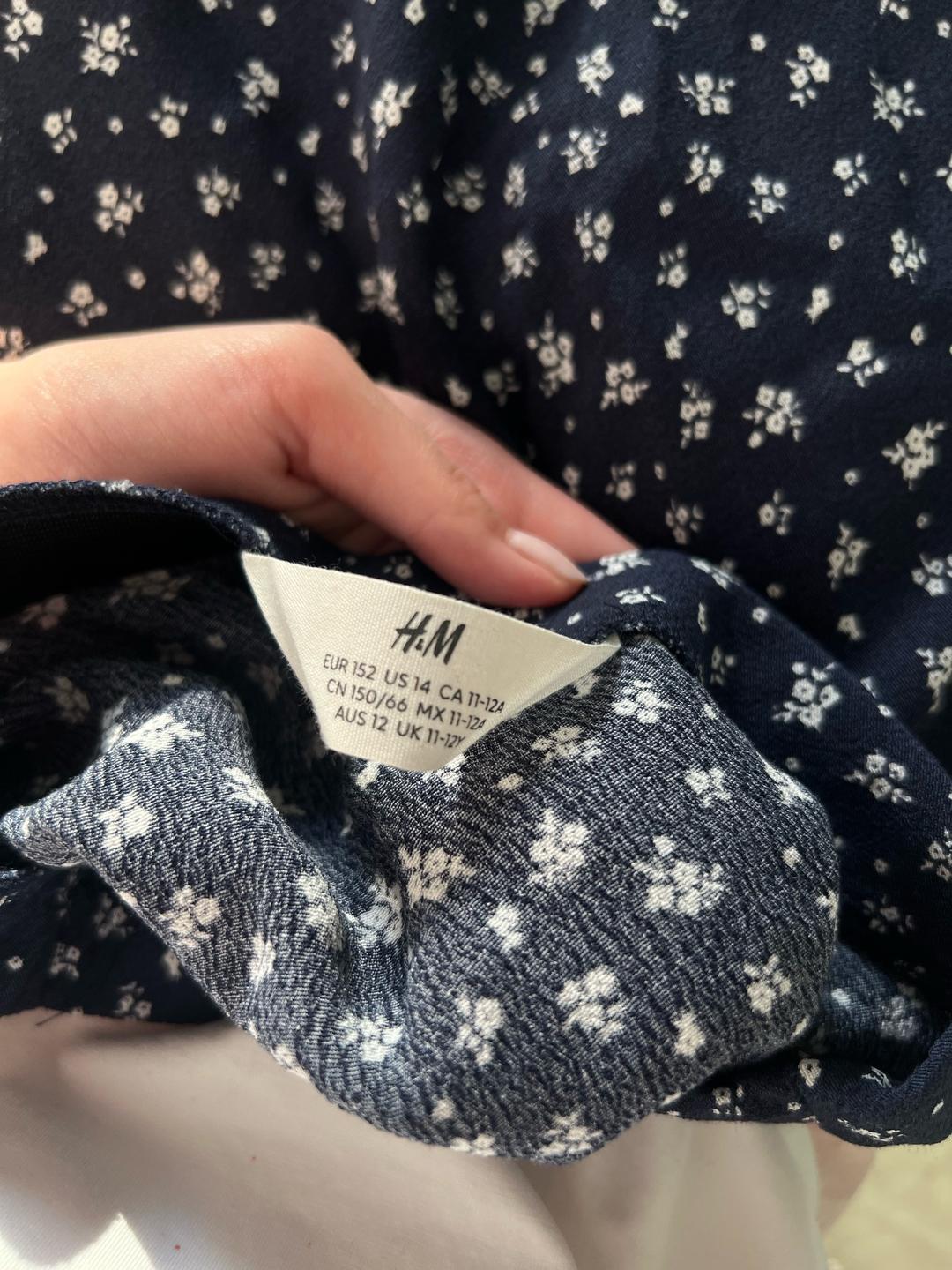H&M HM юбка с цветочками на резинке — фото 2