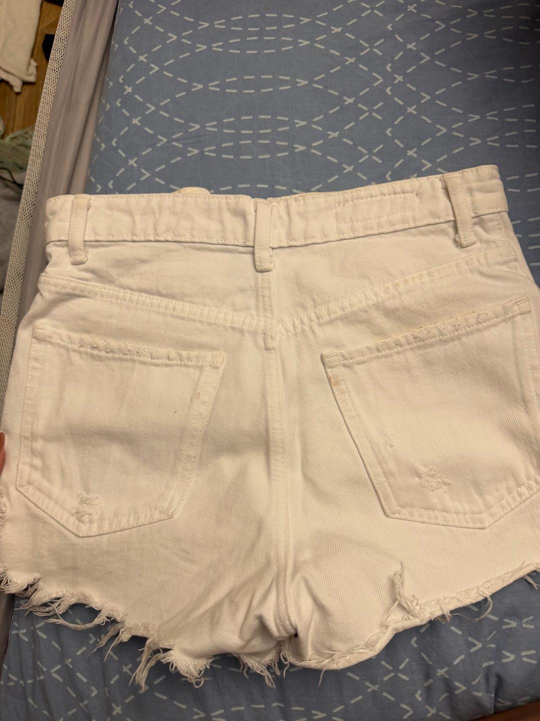 Zara Джинсовые шорты — фото 2