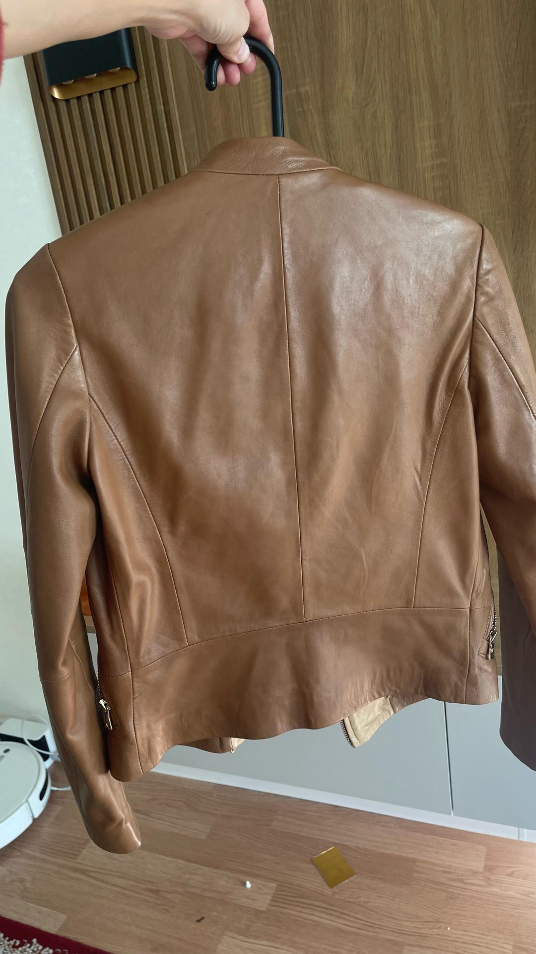 Massimo Dutti Кожаная куртка Massimo Dutti — фото 2