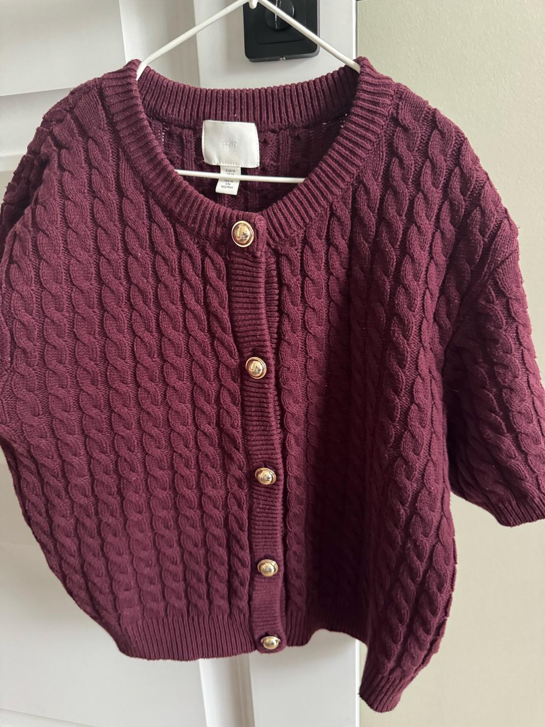 H&M Кофта бургунди H&M — фото 2