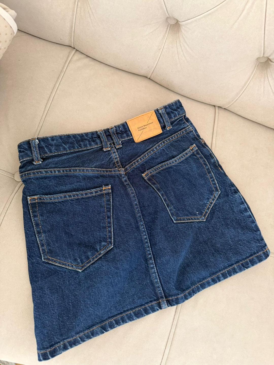Pull & Bear Джинсовая юбка PULL&BEAR — фото 2