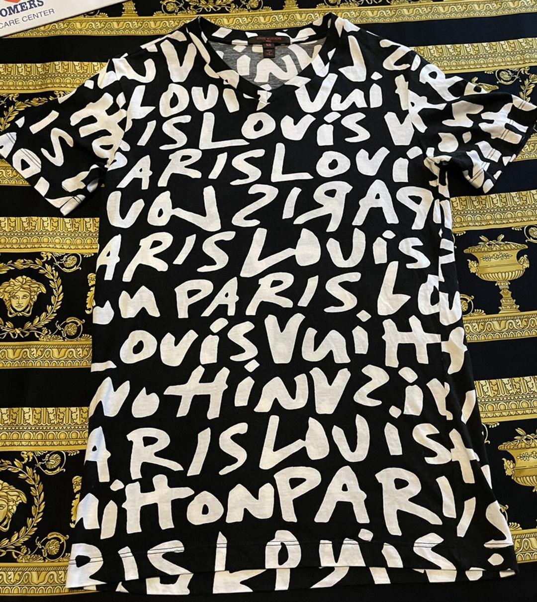 Louis Vuitton Louis Vuitton graffiti Stephen Sprouse футболка — фото 2