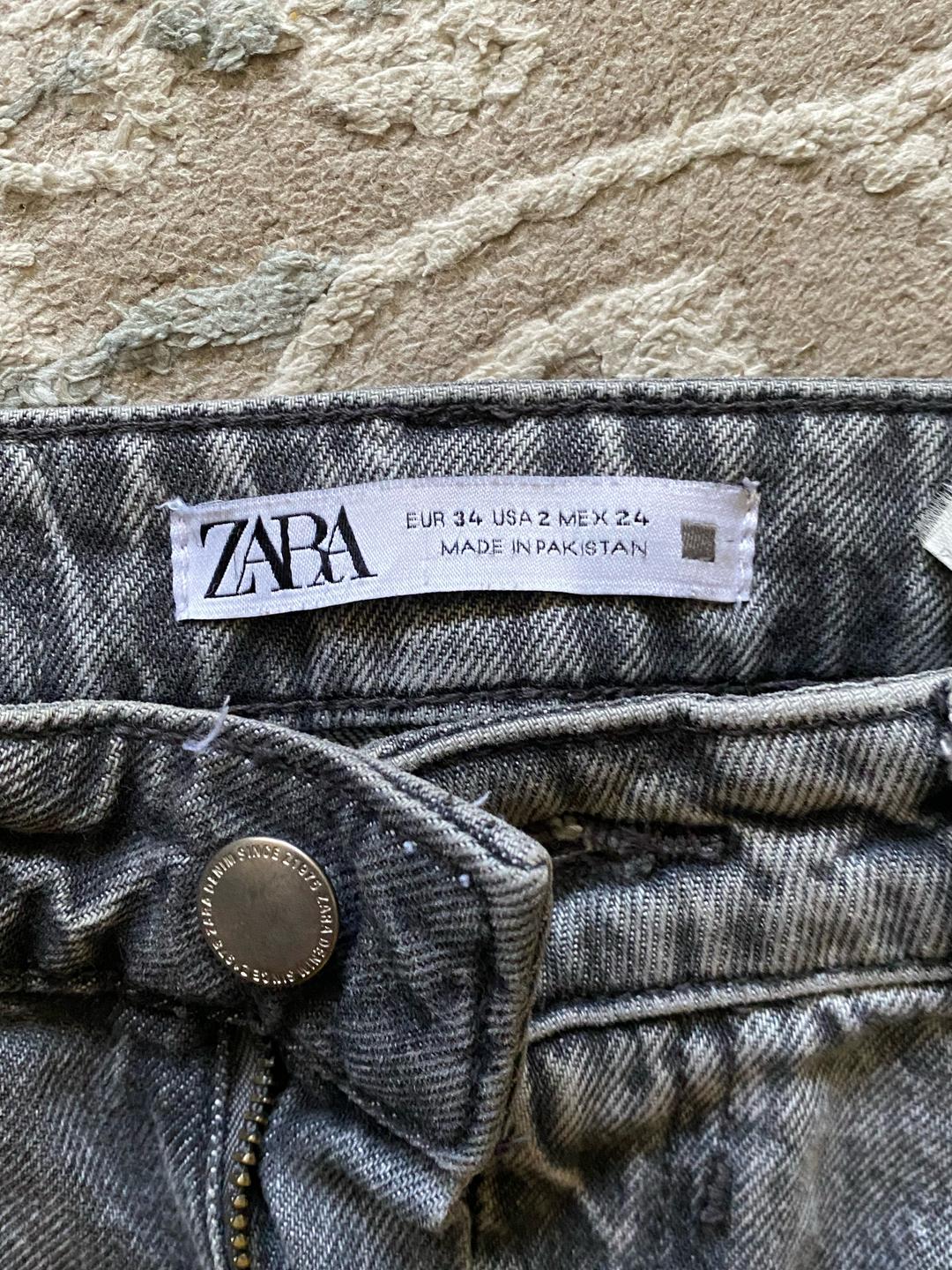 Zara Серые джинсы Zara — фото 2