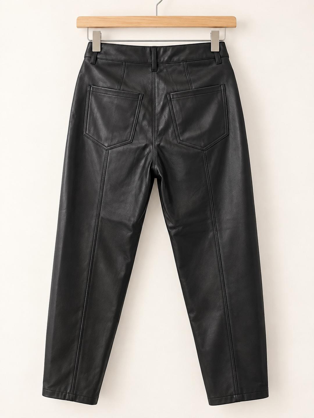Zara Кожаные брюки Zara 🖤 — фото 2
