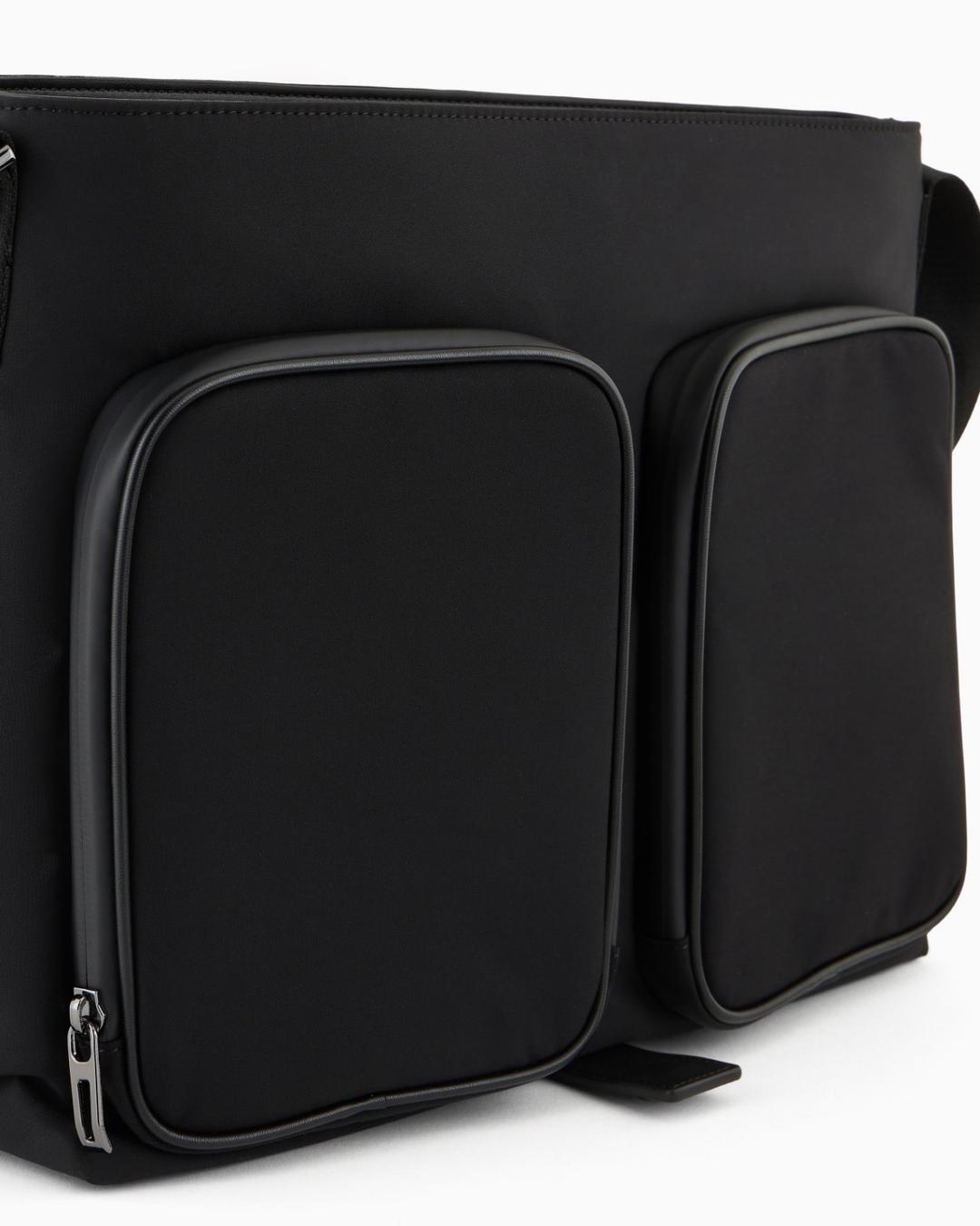 Emporio Armani Мужская сумка Emporio Armani Travel Essential Nylon Messenger Bag — фото 2