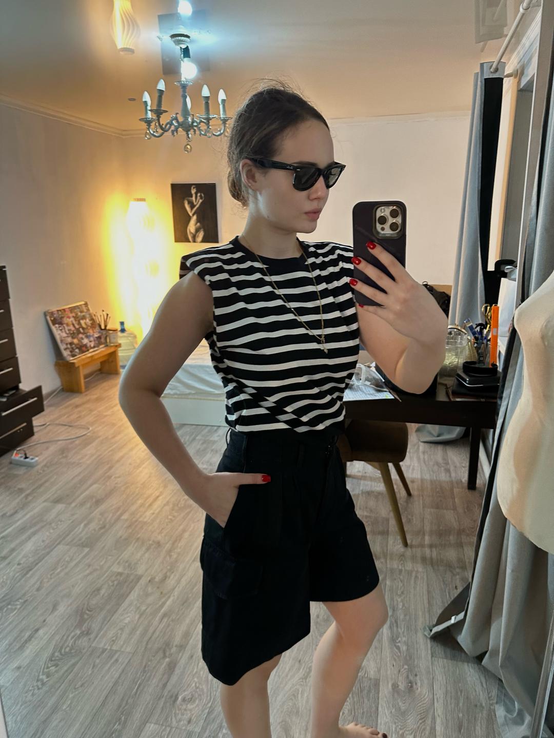 Massimo Dutti Майка Massimo Dutti в полоску — фото 2