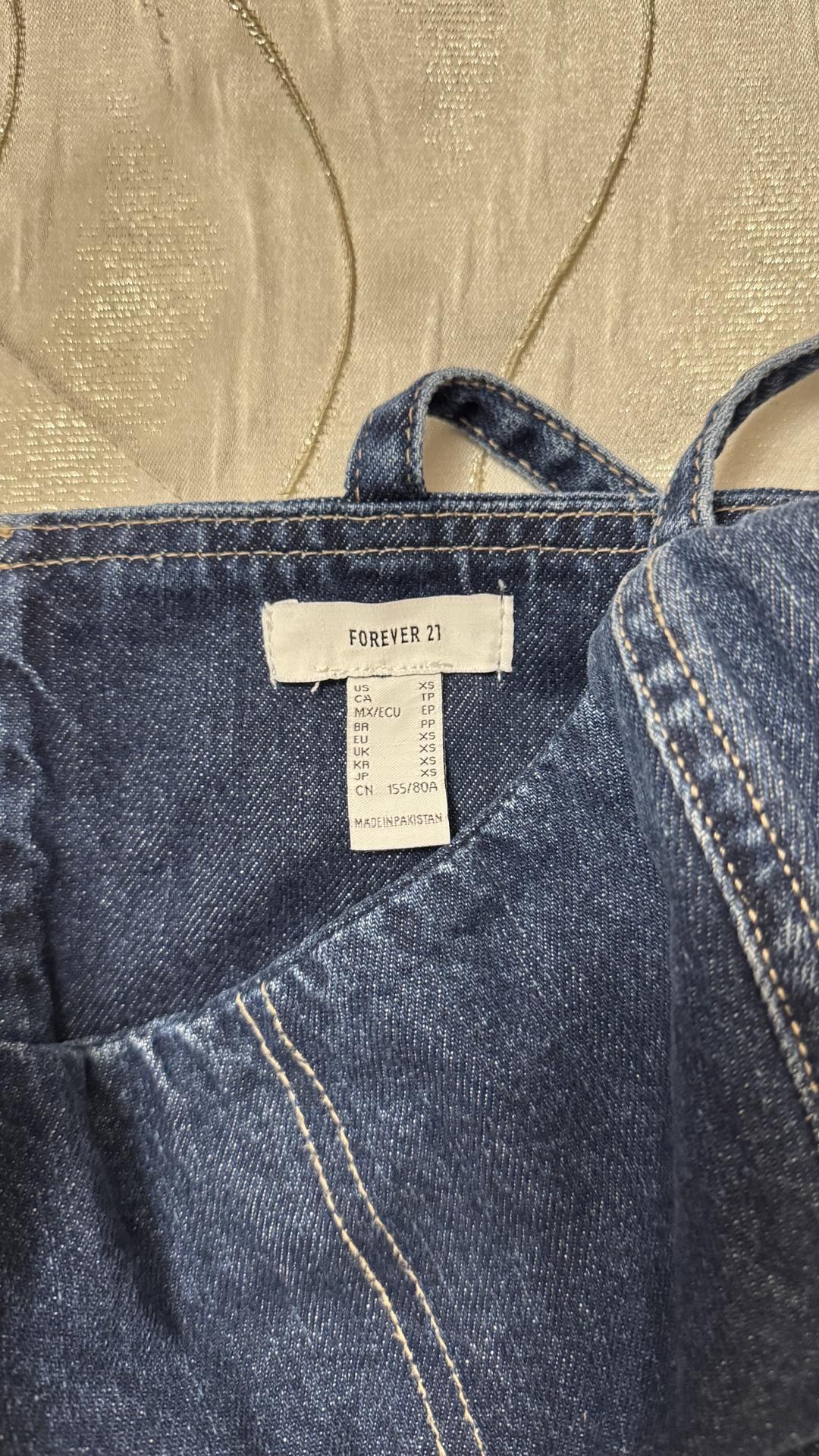 Forever 21 Джинсовый топ forever 21 — фото 2