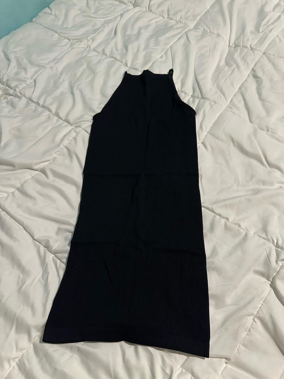Pull & Bear Черное платье лапша — фото 2