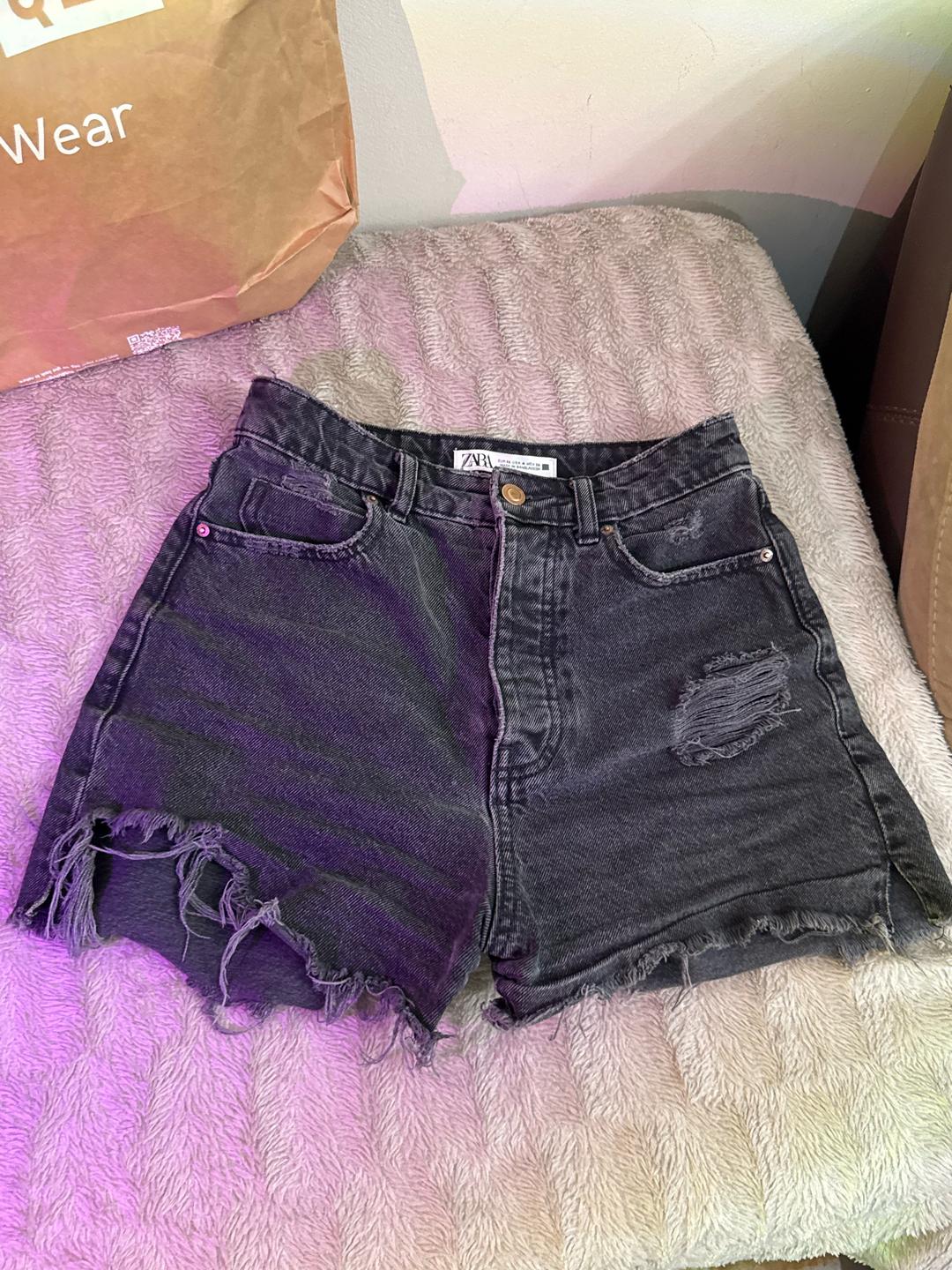 Zara Джинсовые шорты ZARA — фото 2