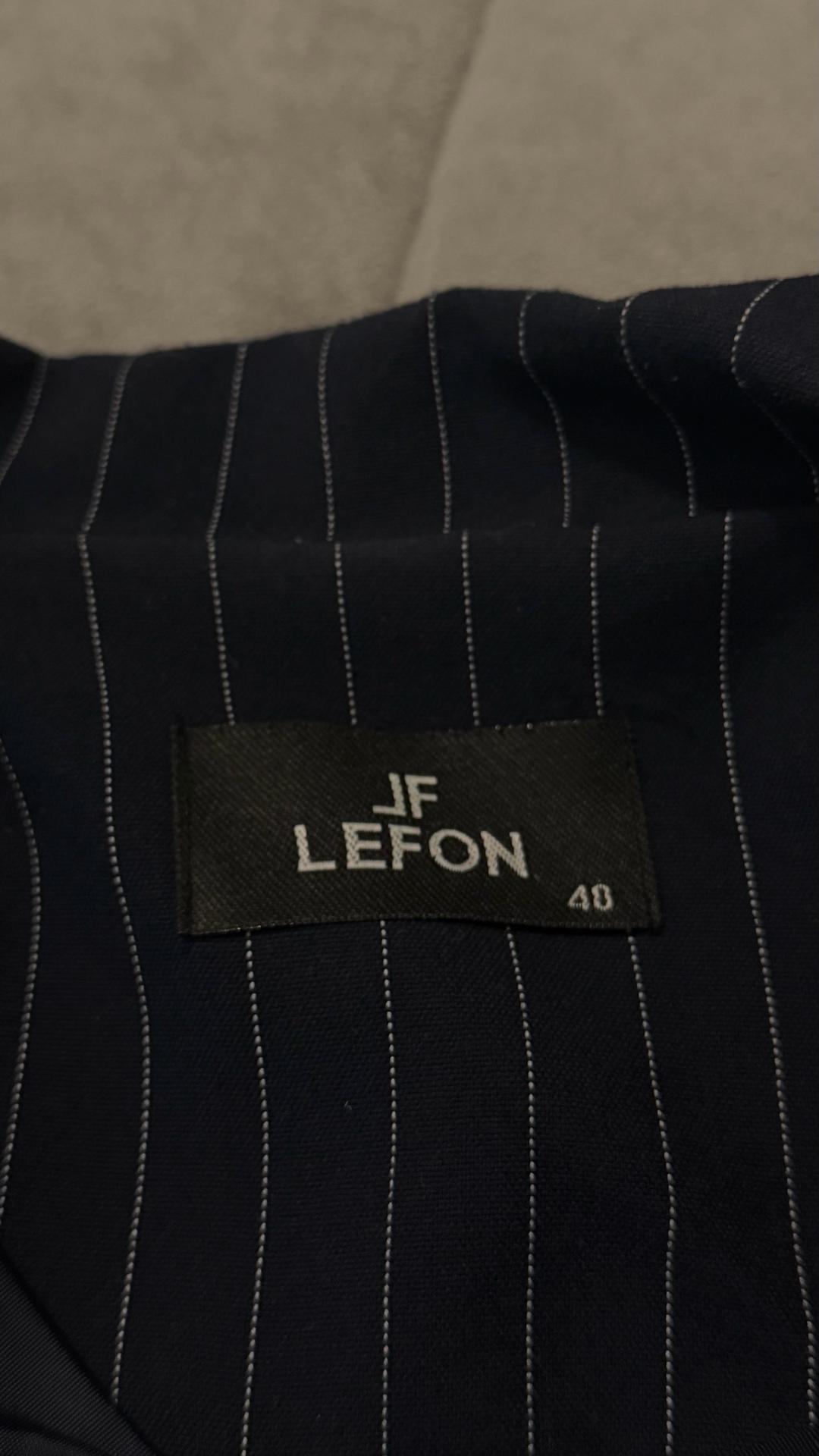 JF LEFON Темно-синий пиджак — фото 2
