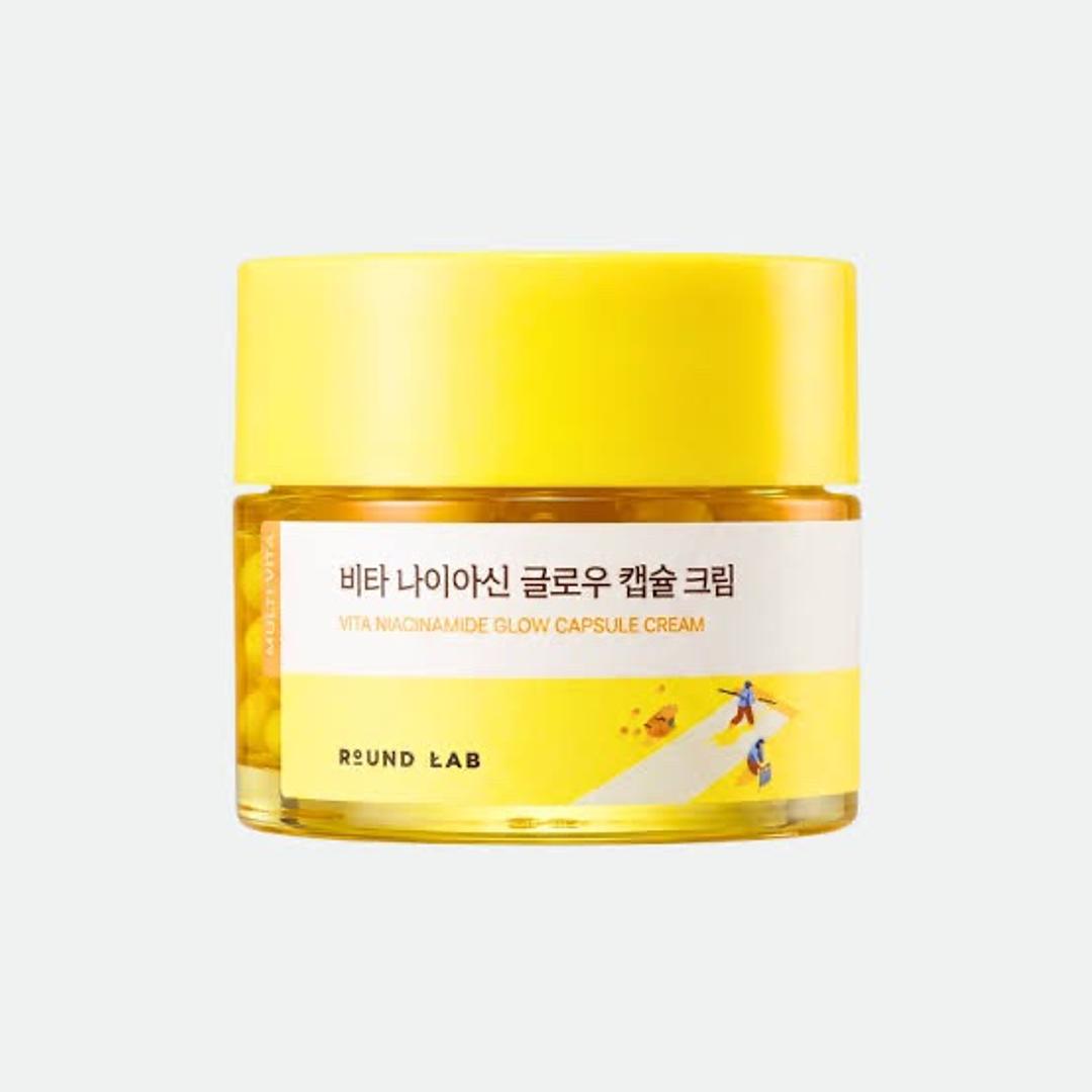 Round Lab осветляющий крем для лица Round Lab Vita Niacinamide Glow Capsule , объемом 50мл — фото 2