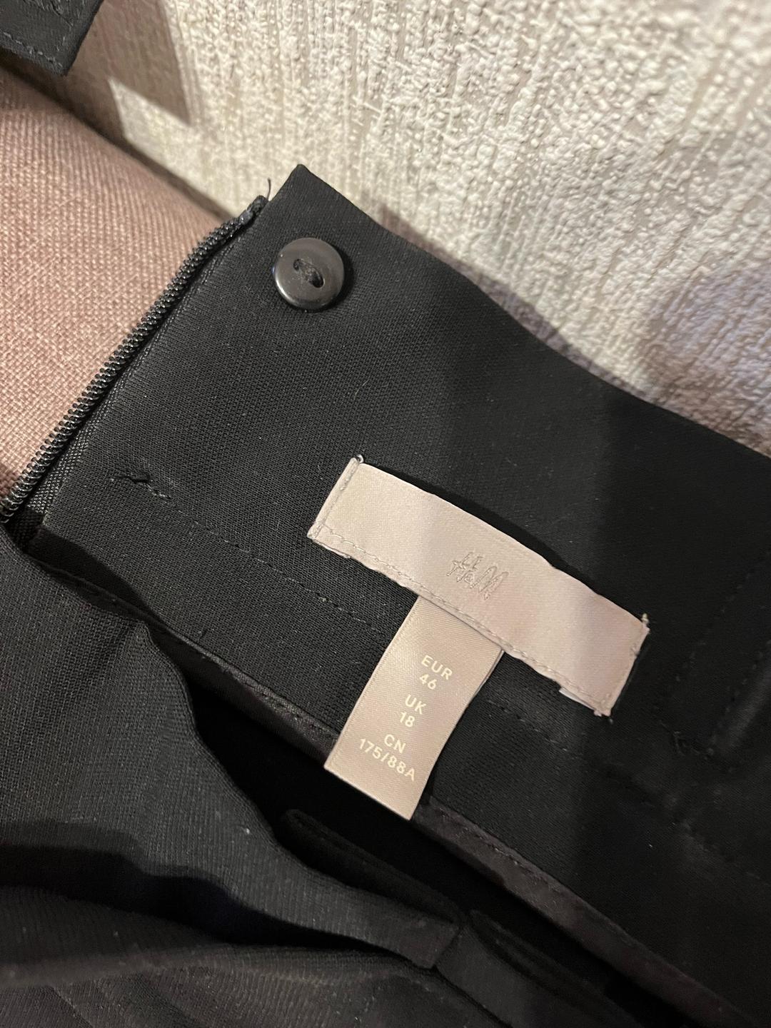 H&M Черная юбка H&M — фото 2