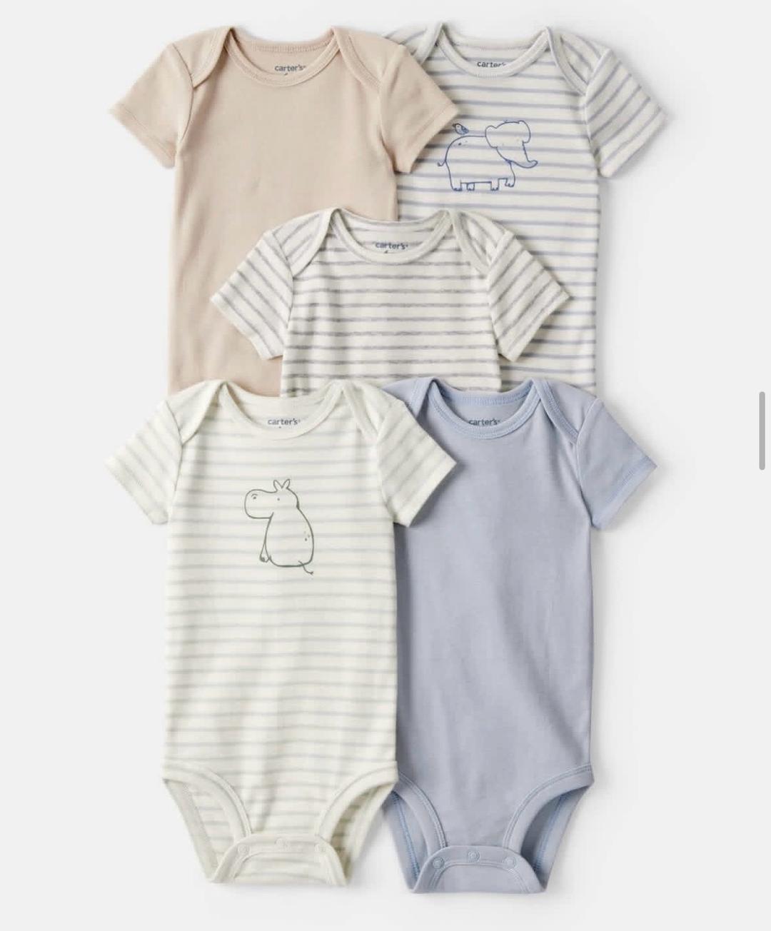 Carter's Набор из 5 хлопковых Боди Carter’s оригинал новый — фото 2