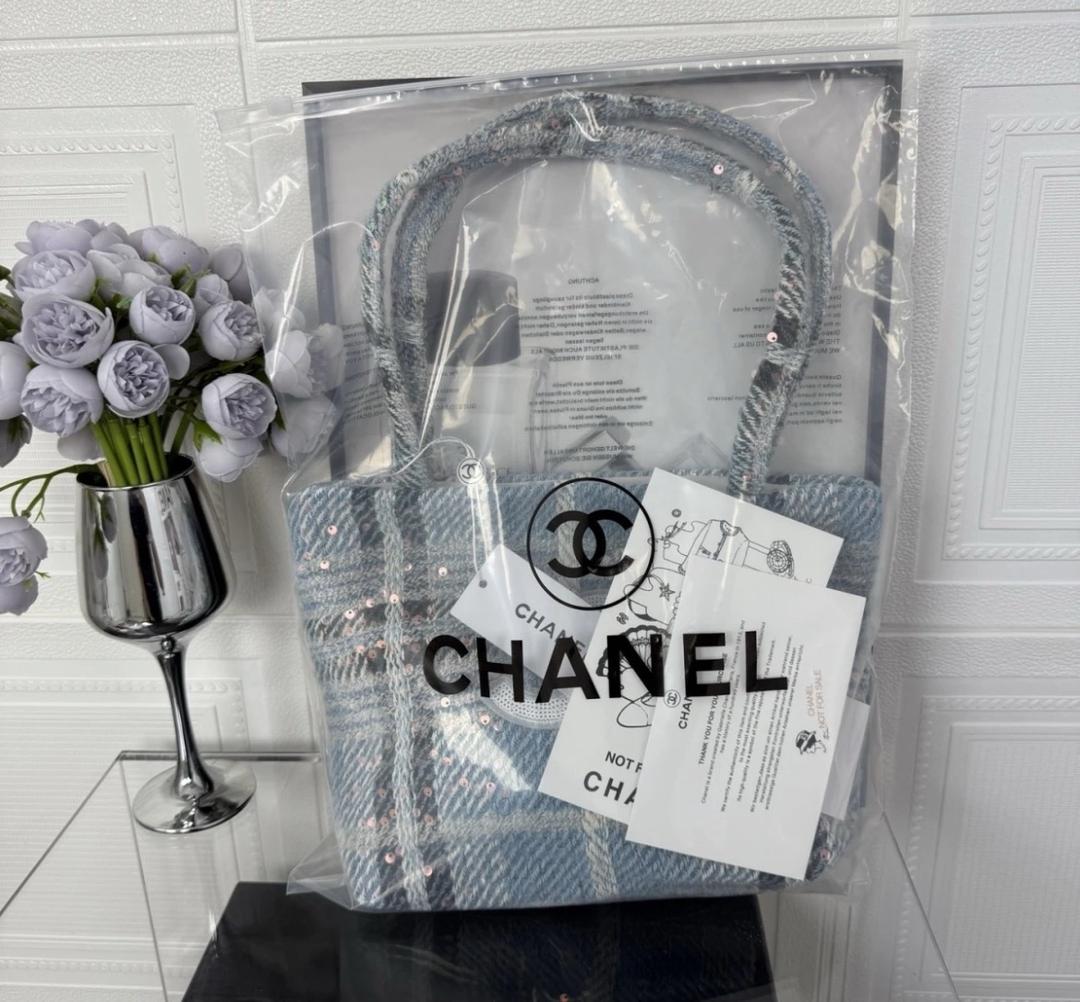 Chanel Chanel Beauty Tweed Tote Bag VIP Gift — фото 2