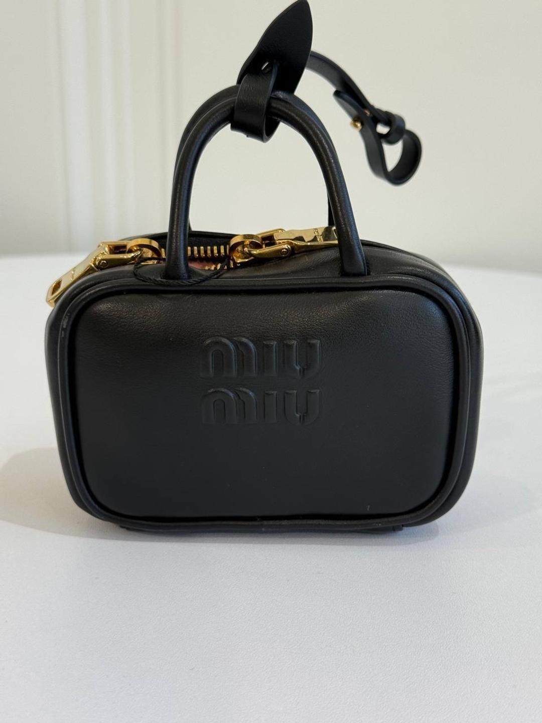 Miu Miu Аксессуар для сумки Miu Miu Beau leather micro bag — фото 2