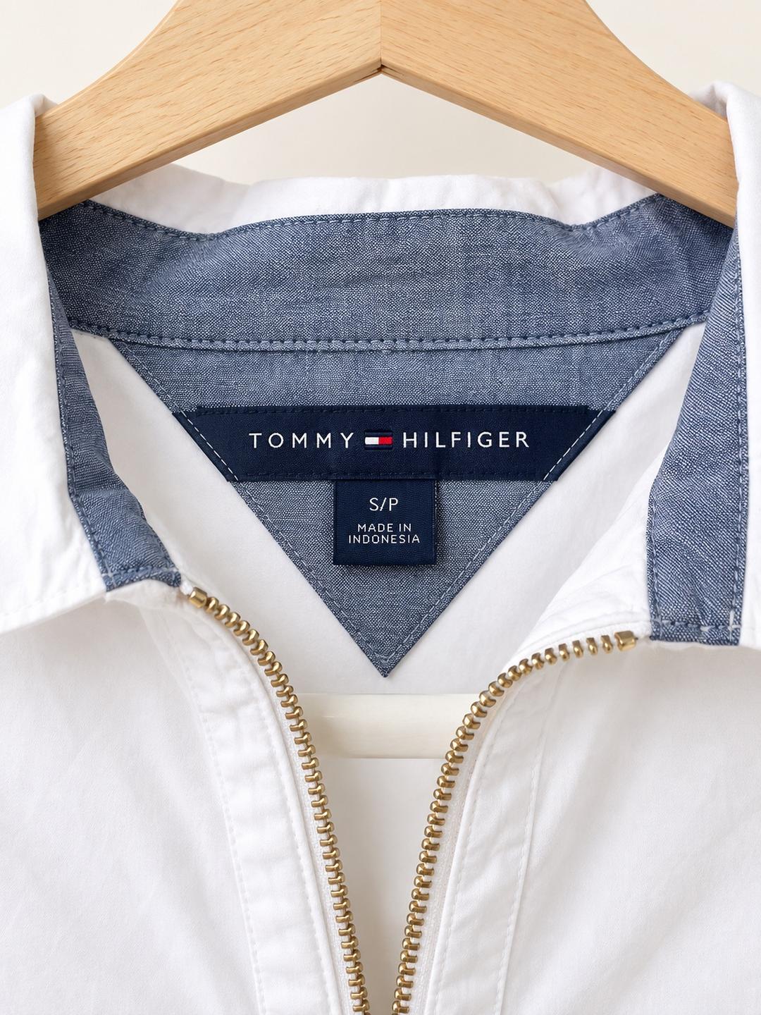 Tommy Hilfiger Хлопковая рубашка-поло Tommy Hilfiger на молнии 🤍✨ — фото 2
