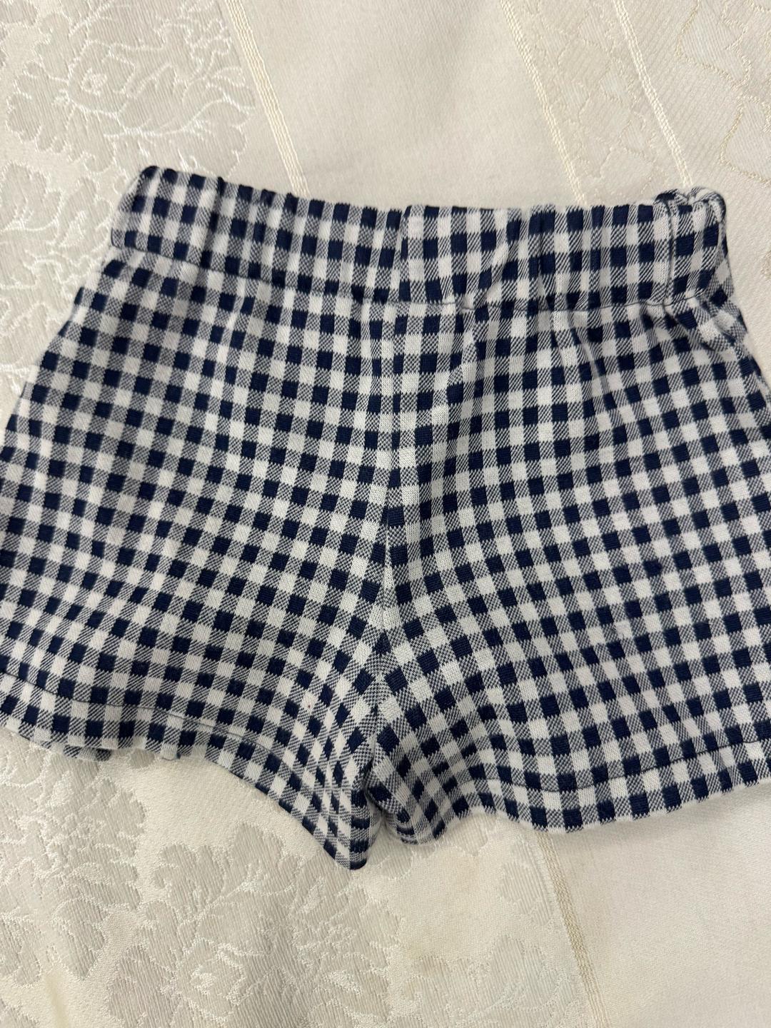 Zara Шорты-юбка в клетку — фото 2