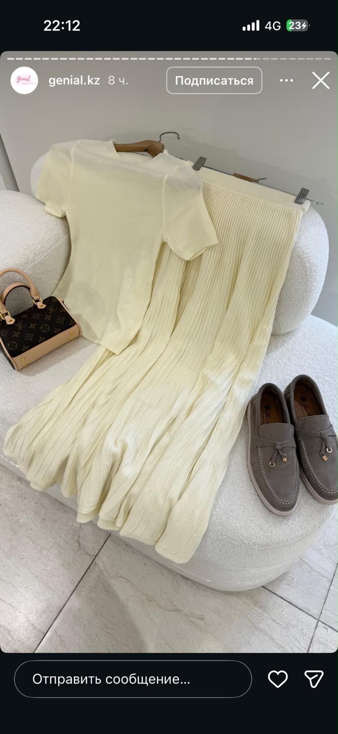 Zara Трикотажный костюм двойка — фото 2
