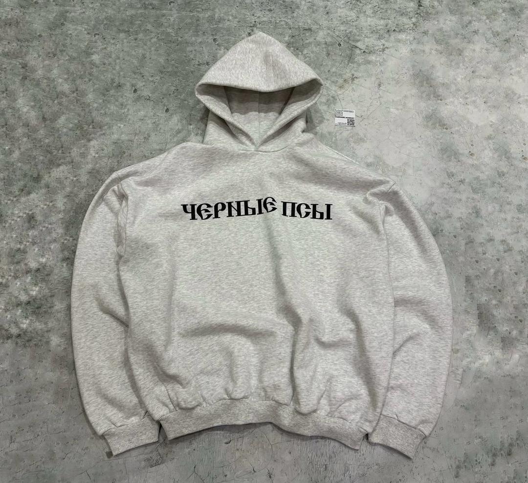 Yeezy худи черные псы — фото 2