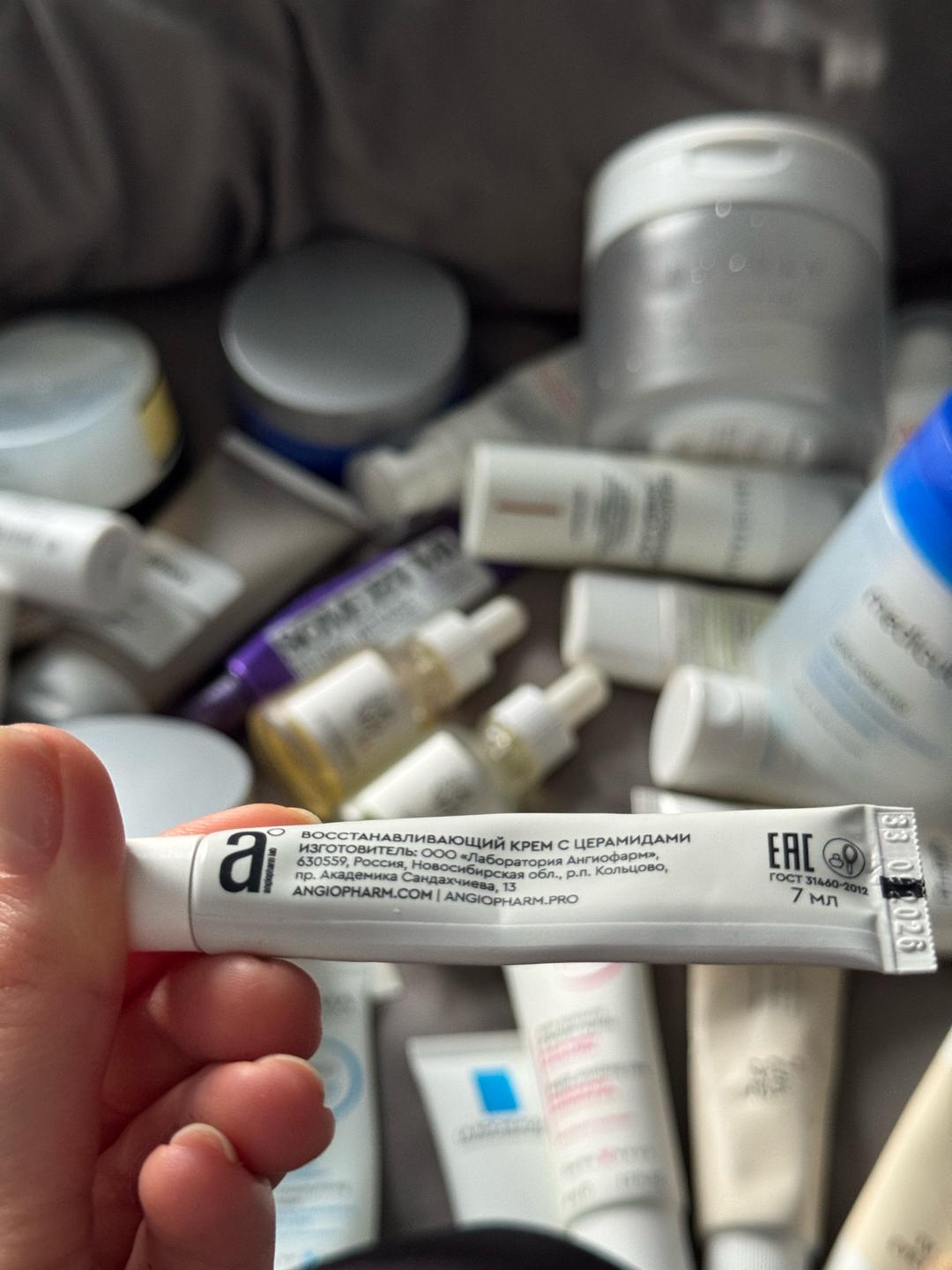 Ангиофарм +2 продукта от Ангиофрам / Angiopharm азелаиновая кислота, крем церамиды тонер — фото 2