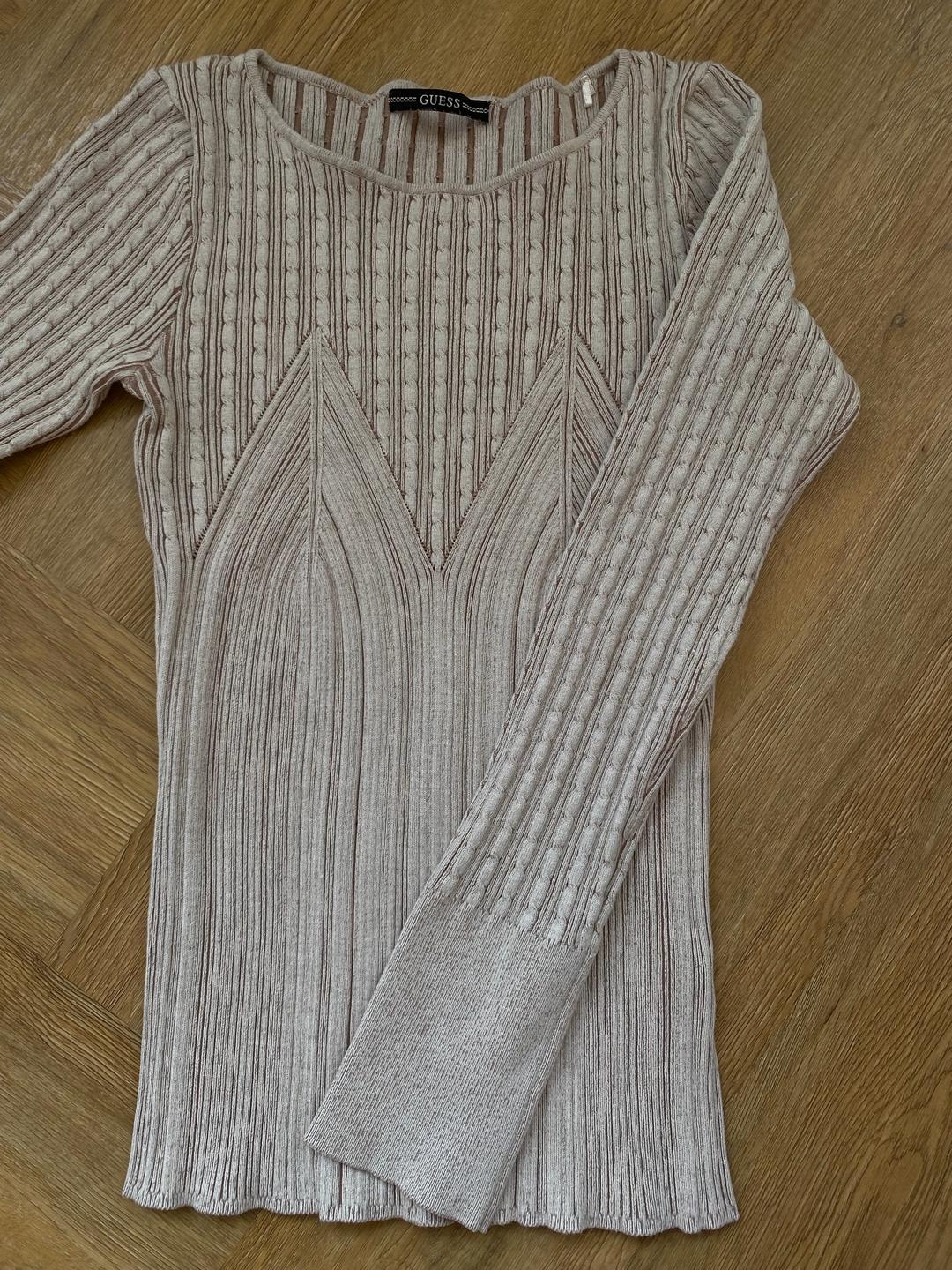 GUESS бежевый лонгслив Guess — фото 2
