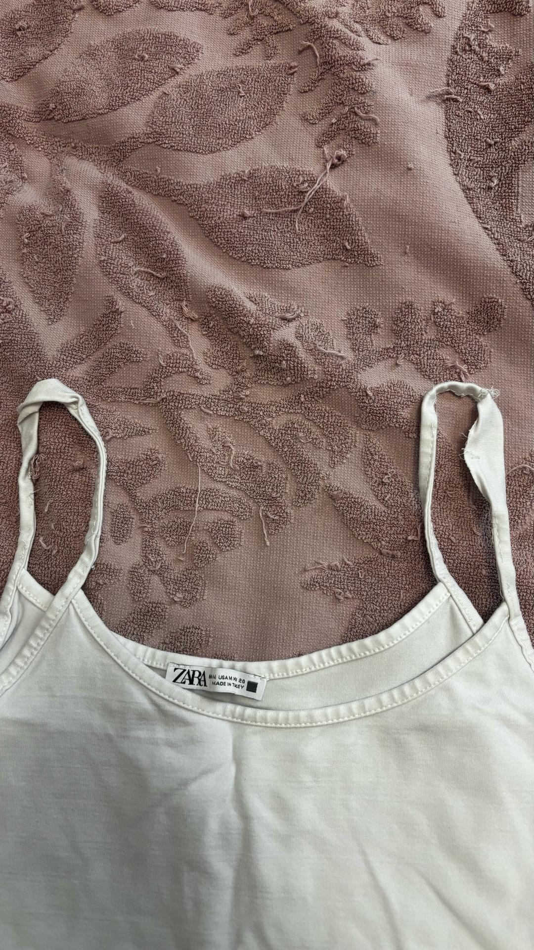 Zara Белая Майка ZARA — фото 2