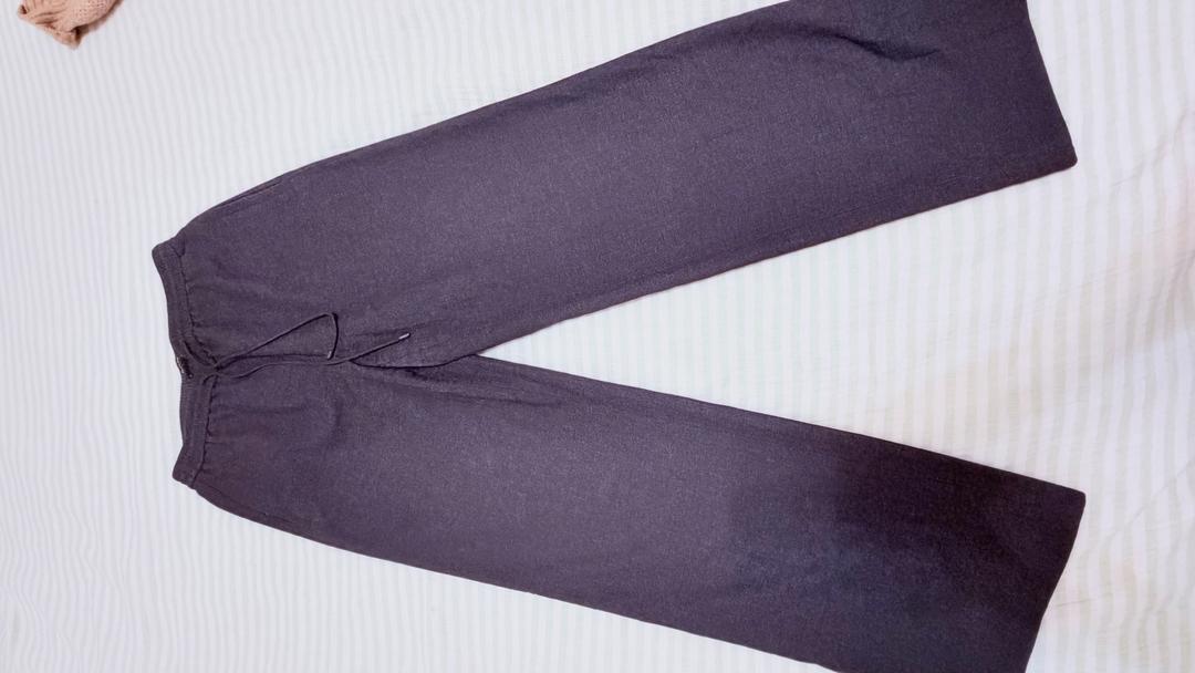 Massimo Dutti Серые широкие брюки палаццо на кулиске Massimo Dutti — фото 2
