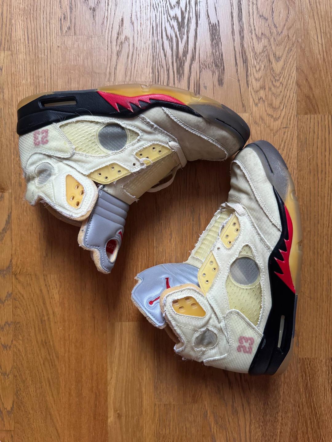 Off White Air Jordan 5 x Off White, оригинал — фото 2