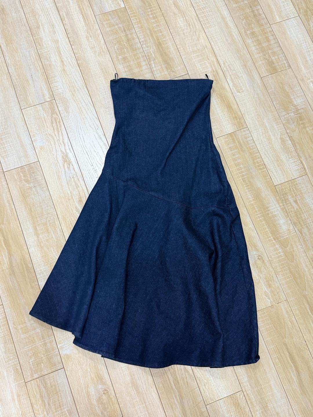Zara Платьем из денима, — фото 2