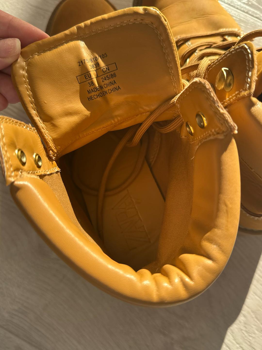 Zara Ботинки ZARA под Timberland — фото 2