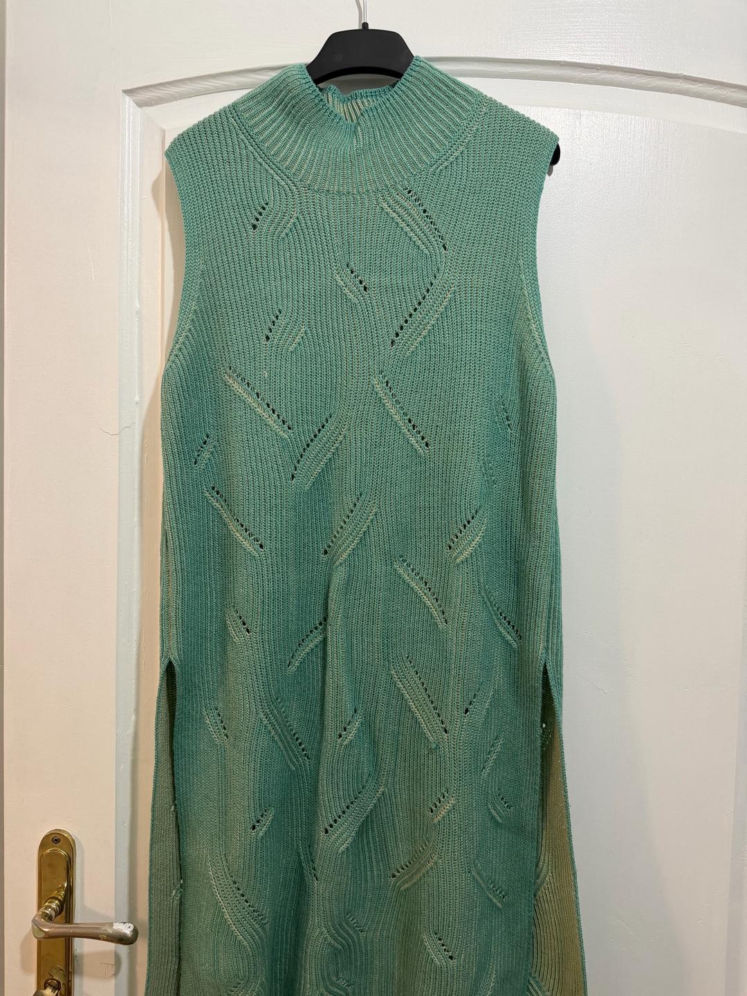 Max Mara Безрукавка S’Max Mara шерстяная 60%, размер L, мятная — фото 2