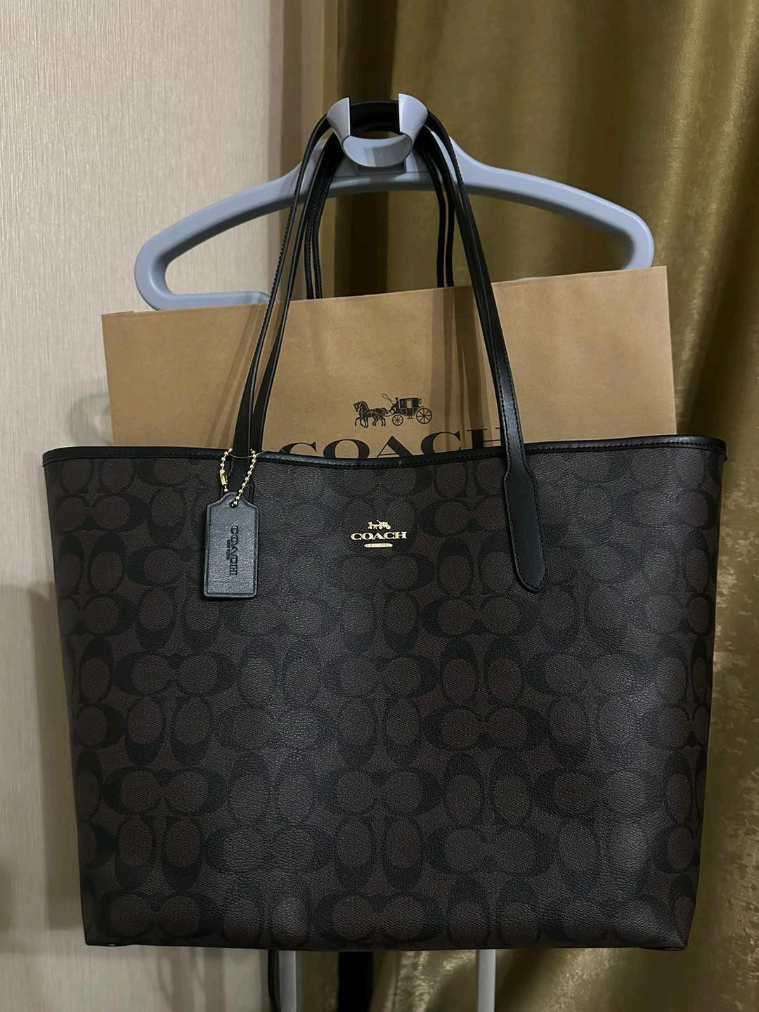 Coach Сумка шоппер coach city tote — фото 2