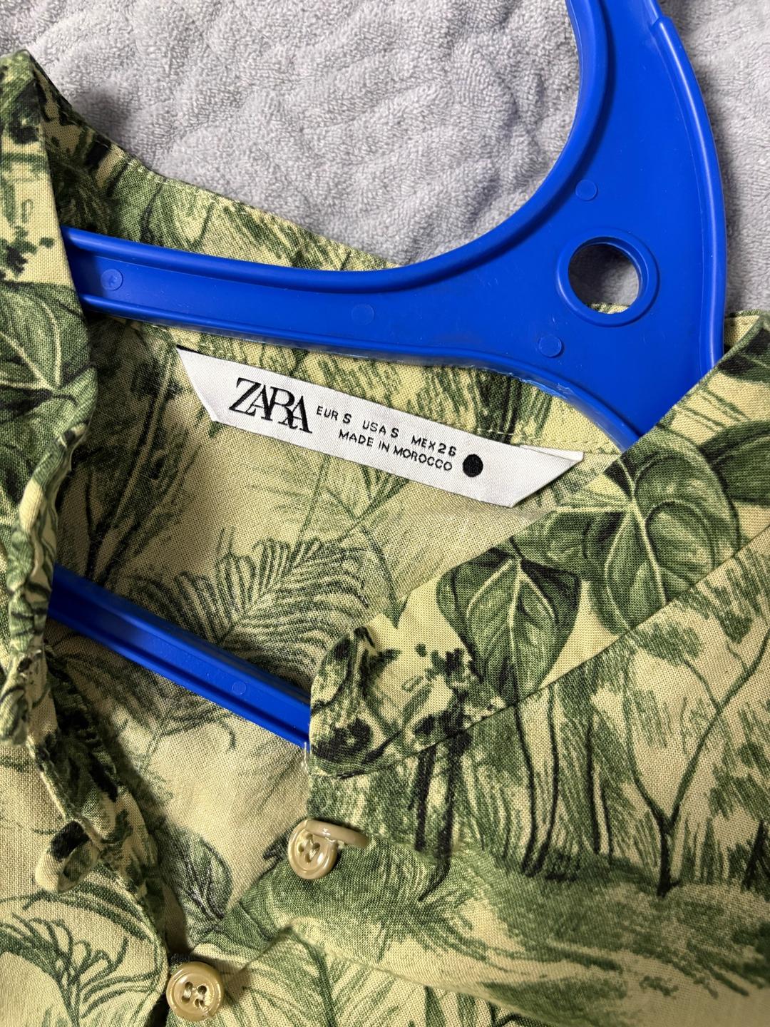 Zara ZARA Платье-рубашка с принтом — фото 2