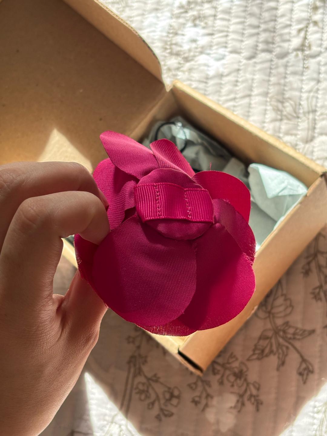 Handmade (ручная работа) Брошь в виде цветка — фото 2