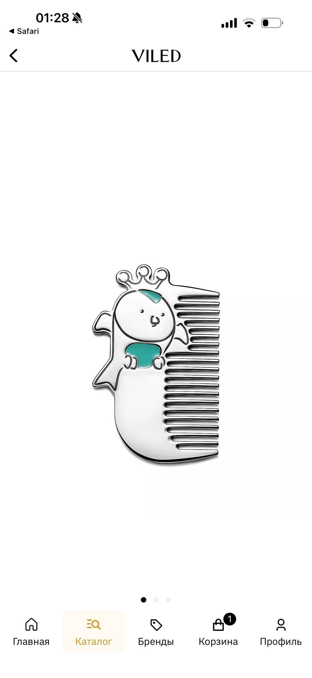 Tiffany & Co. Детская Расческа Tiny Tiffany bird baby — фото 2