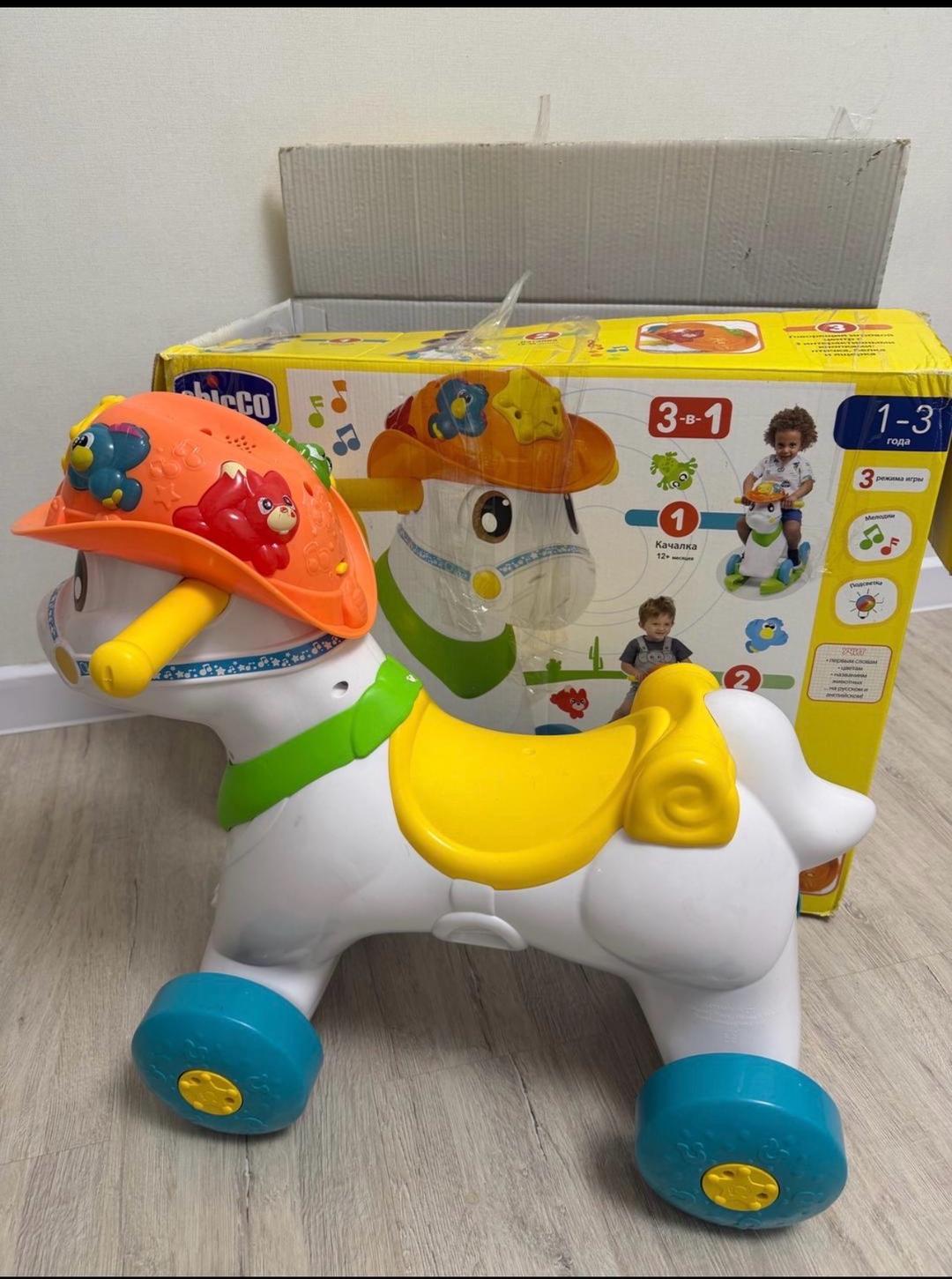 Chicco Лошадка-качалка Chicco Baby Rodeo 3 в 1 — фото 2