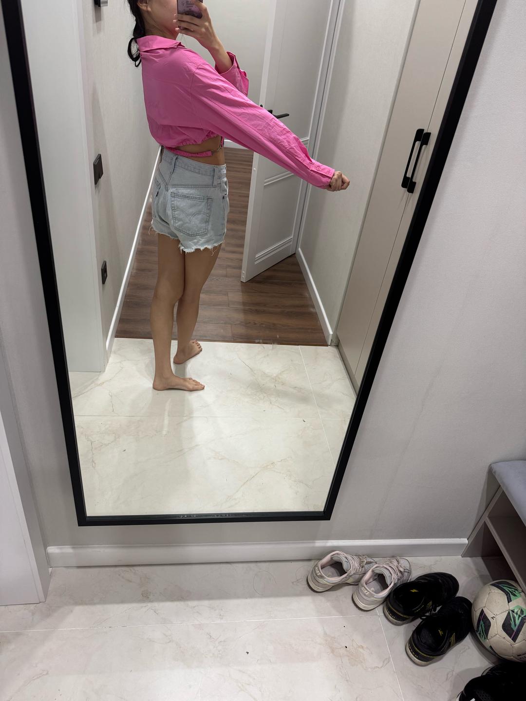 Zara Розовая рубашка ZARA — фото 2