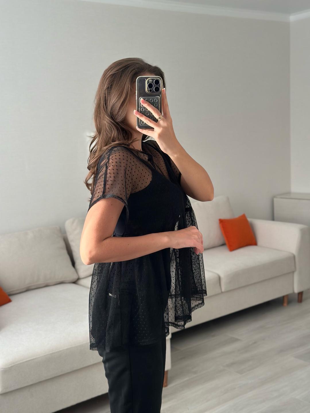 Zara Блузка сетка — фото 2