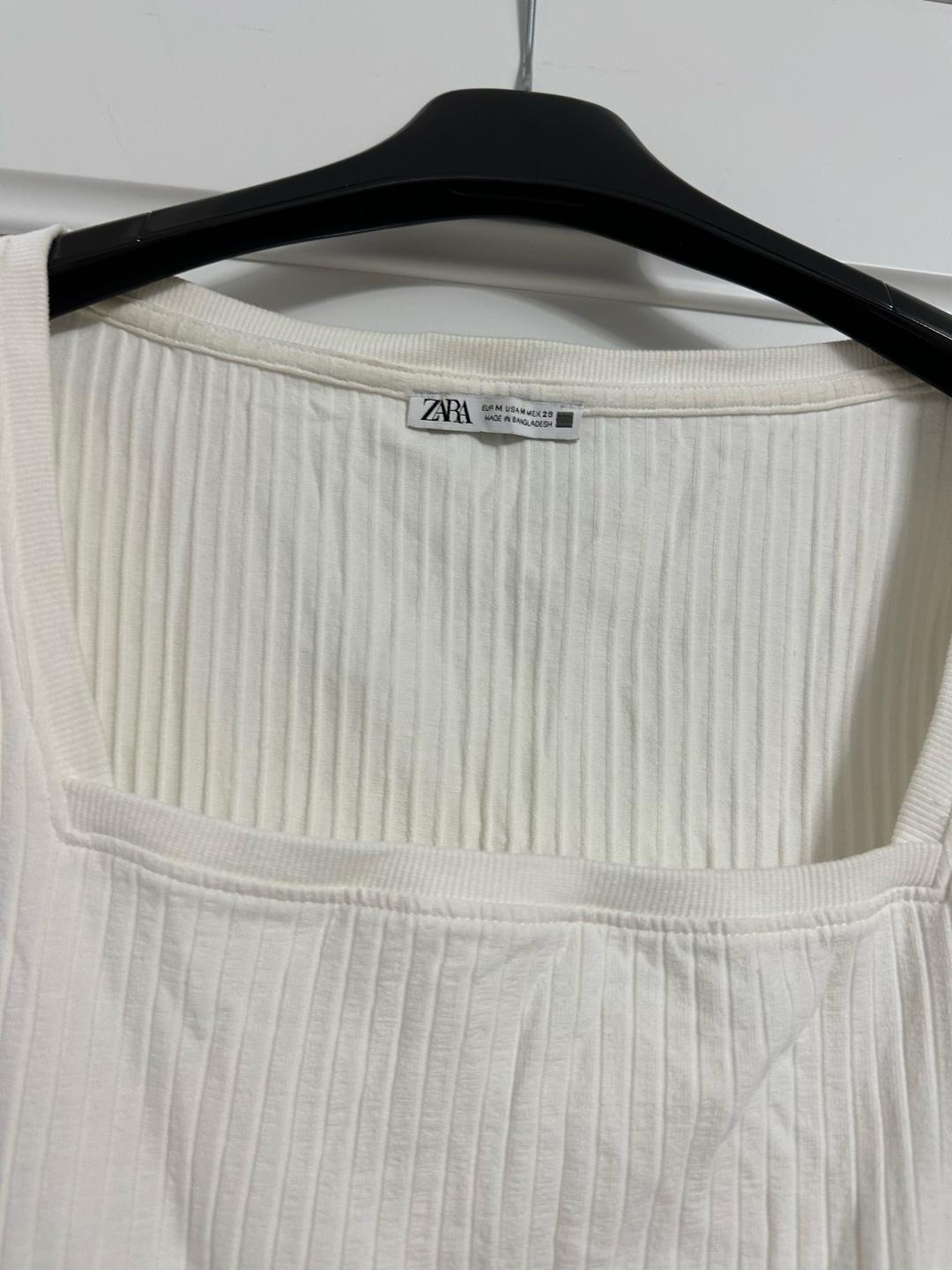 Zara Лонгслив Zara в рубчик — фото 2