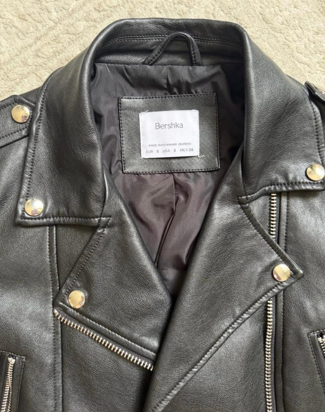 Bershka Куртка кожаная Bershka — фото 2