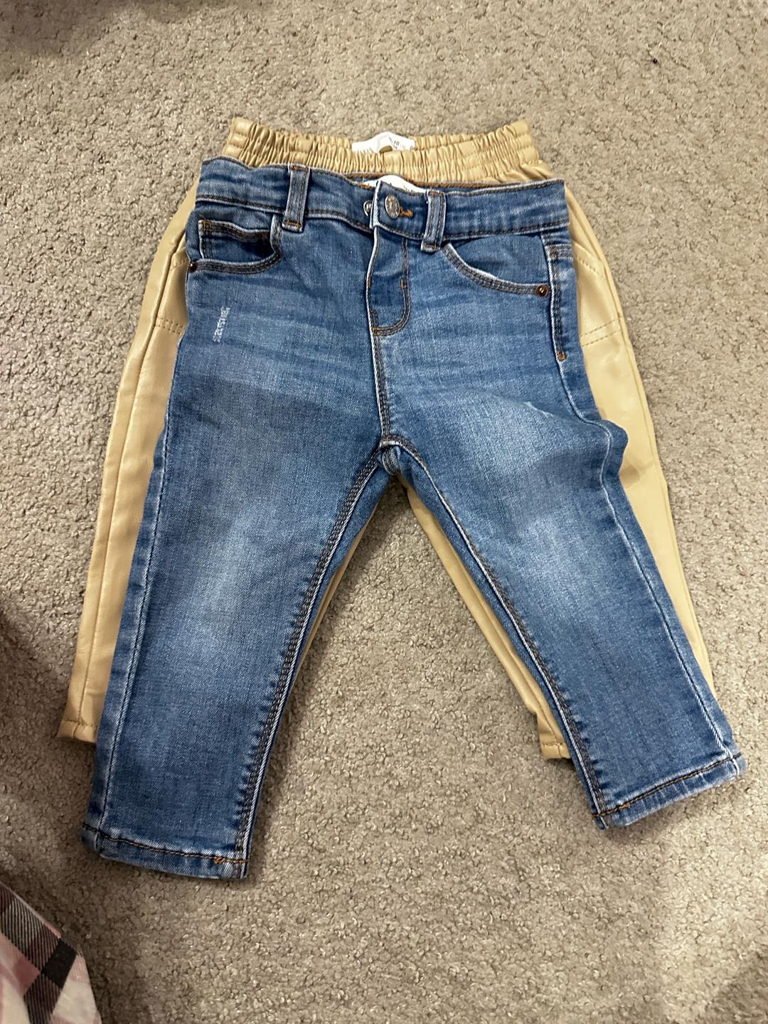 Zara Брюки для девочки 9-12 мес — фото 2