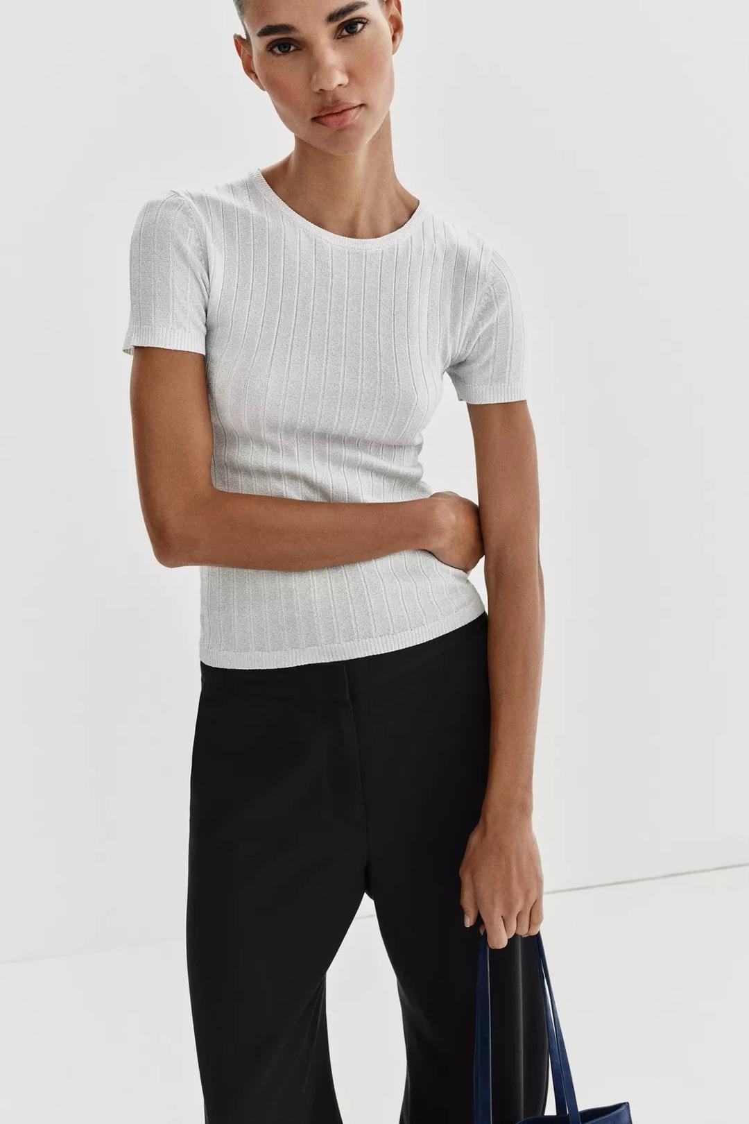 Zara Новый топ с блестящей нитью ZARA (М) — фото 2